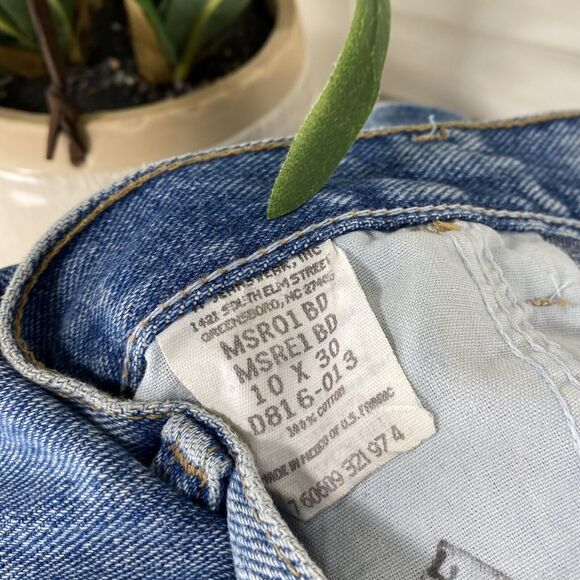 New VIntage 90s Deadstock Wrangler Relaxed Fit Mom Jeans Womens Sie 10 Short - Picture 8 of 9